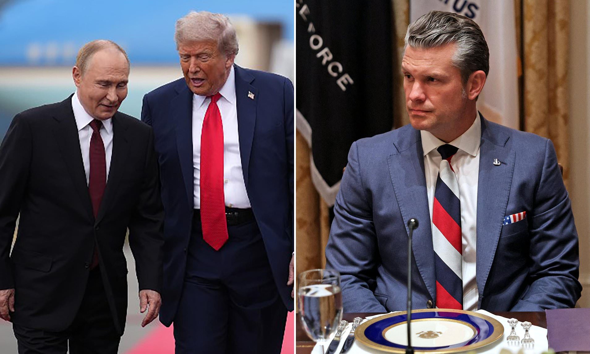 Russia seizes on Pete Hegseth's 'coded message' at Zelensky peace talks