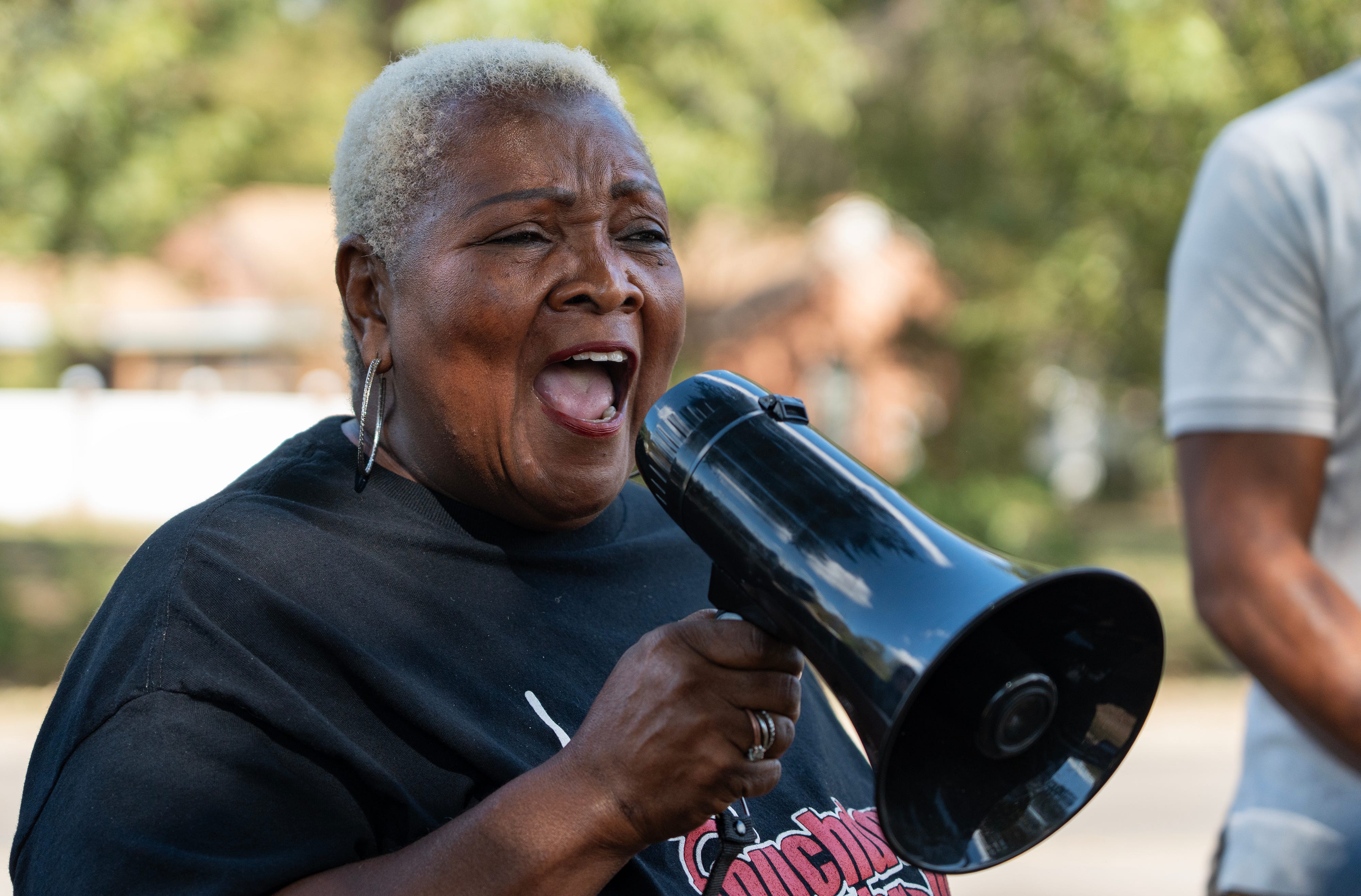 Mother of Trey Reed, New Black Panthers rally at Delta State alleging ...