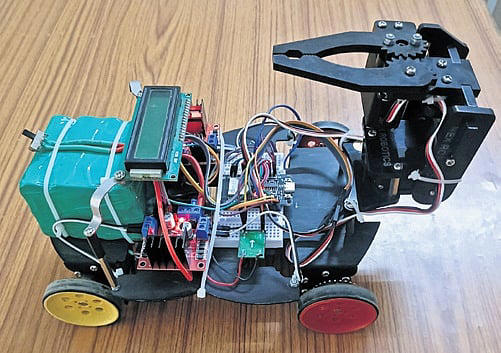 Three engineering students develop smart rescue rover