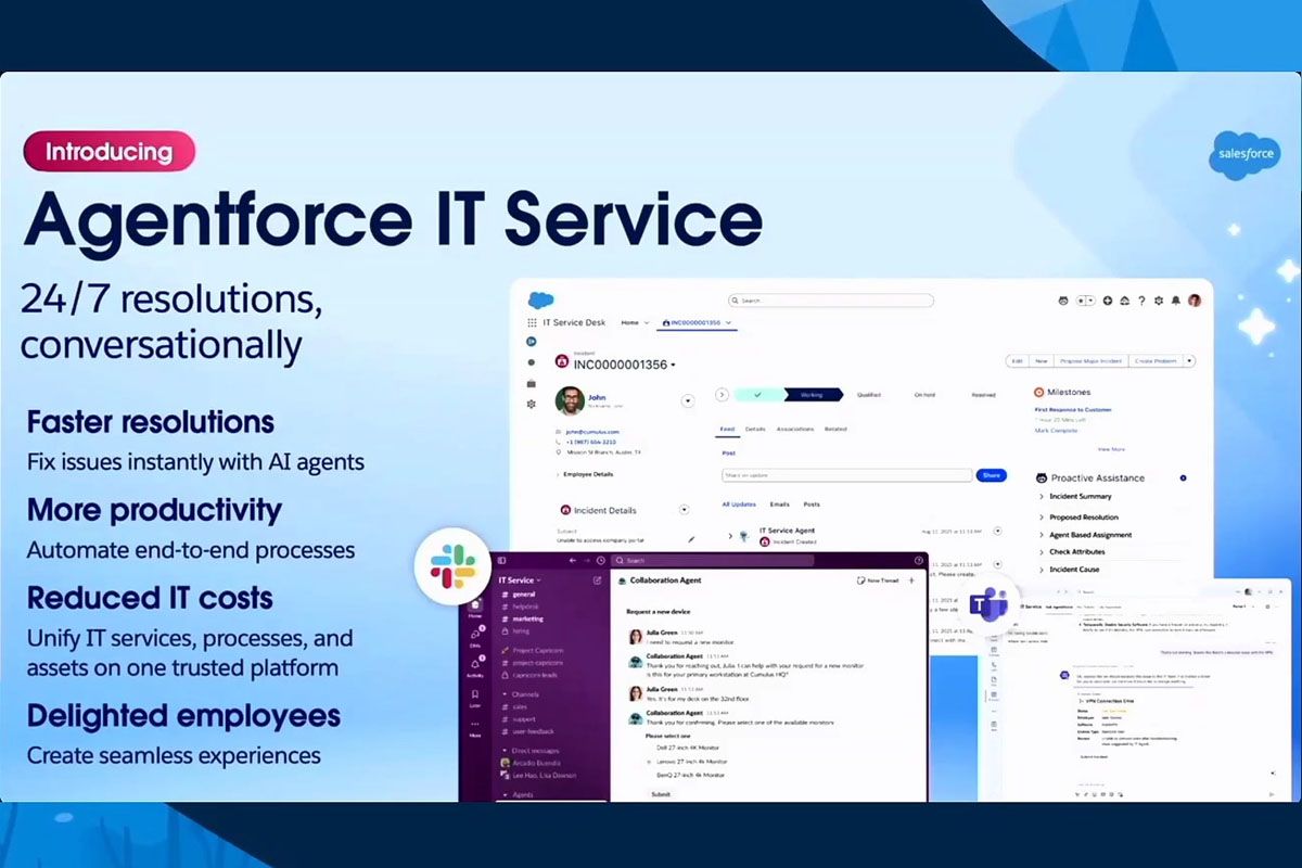 Salesforce Perkenalkan Agentforce IT Service: Fokus pada Agen dan Komunikasi