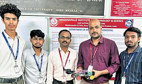 Three engineering students develop smart rescue rover