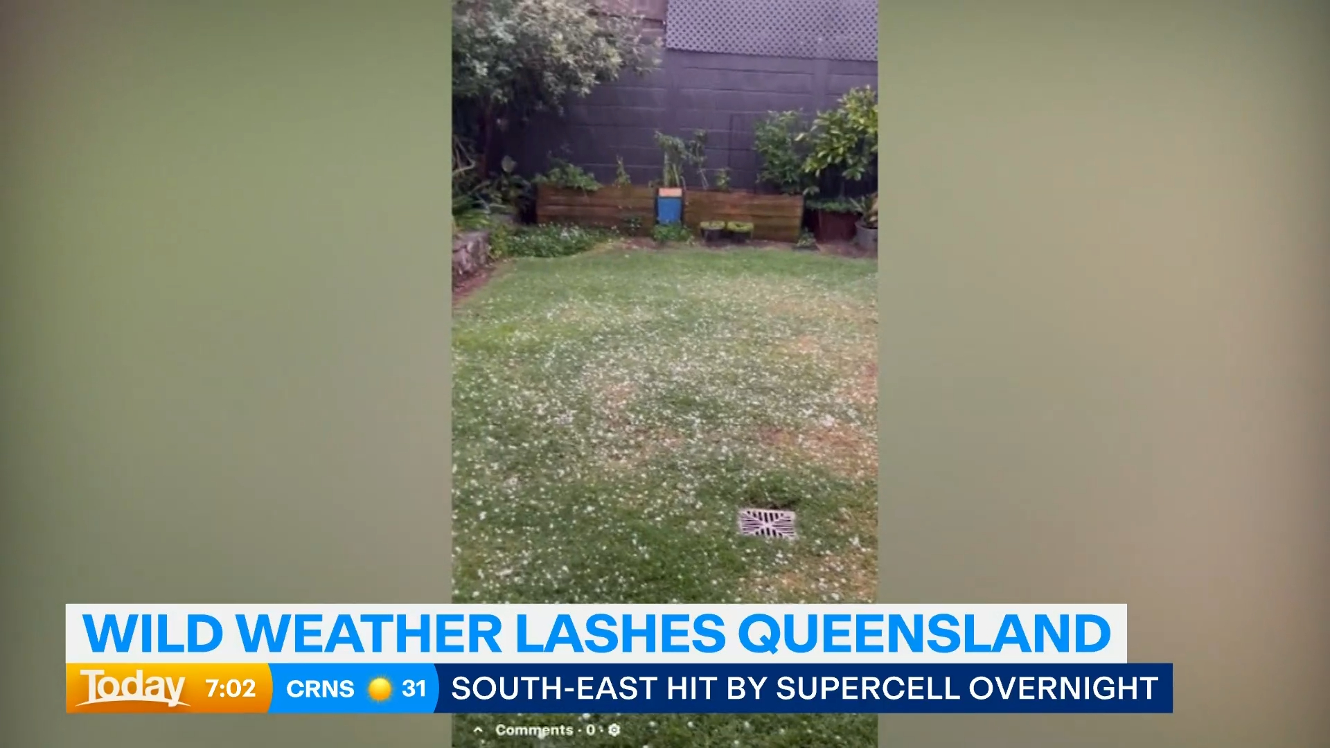 Thousands left without power as severe storms and giant hailstones lash ...