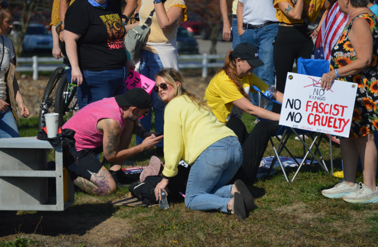 Driver who hit pedestrian at Jackson No Kings rally didn't target ...