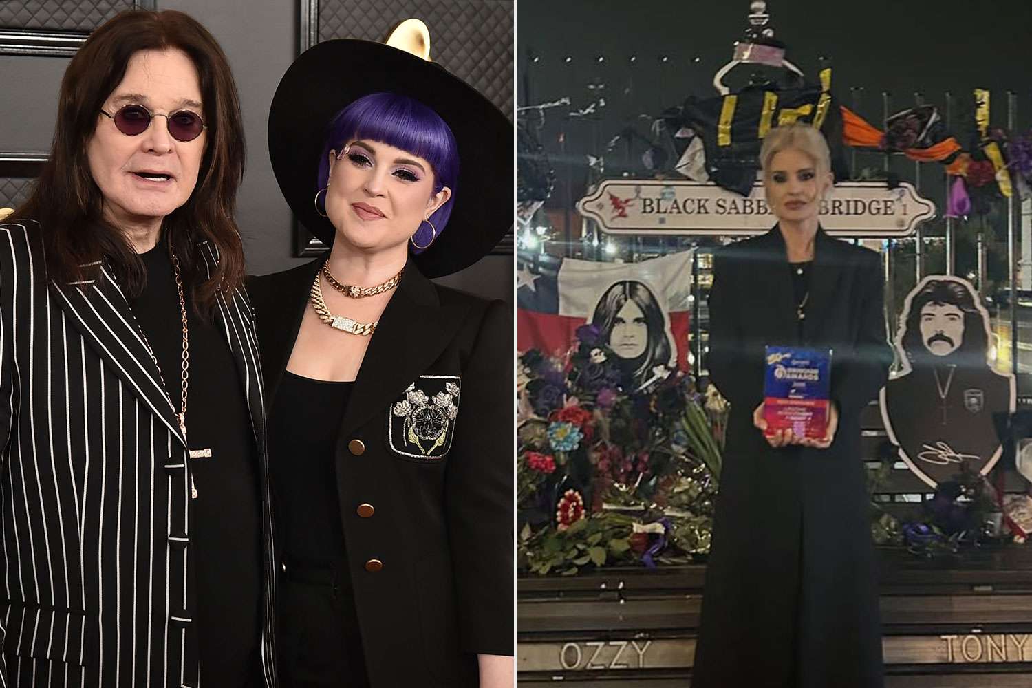 Kelly Osbourne Accepts Lifetime Achievement Award on Behalf of Dad Ozzy(00)