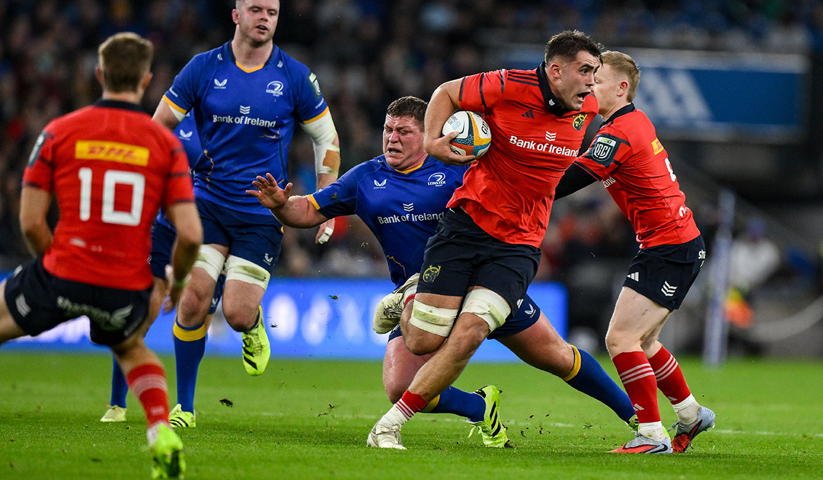 Spotlight on Brian Gleeson with Ireland XV and Farrell watching on