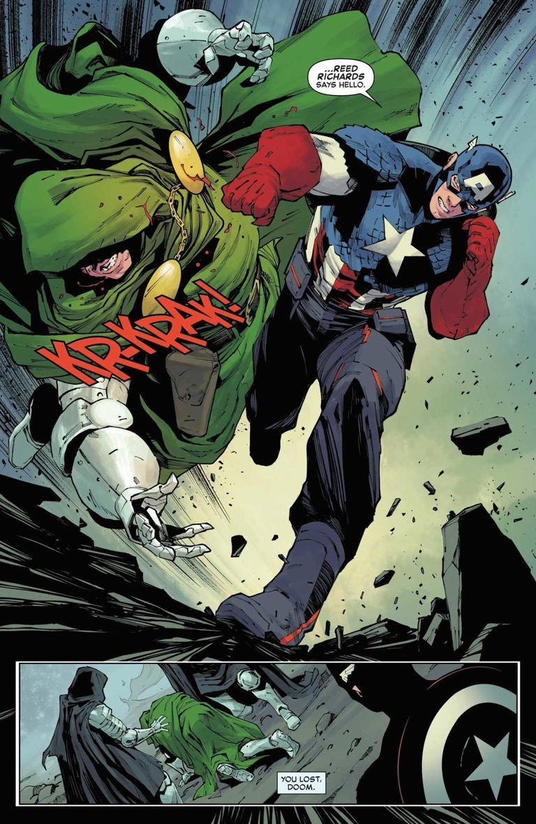 Captain America's Role In Doom Vs Reed Richards Revealed