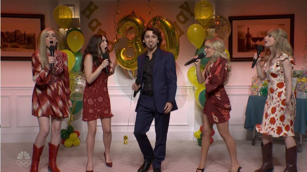 Saturday Night Live' Domingo Sketch Returns as Sabrina Carpenter Addresses 'Man's  Best Friend' Album Cover Art
