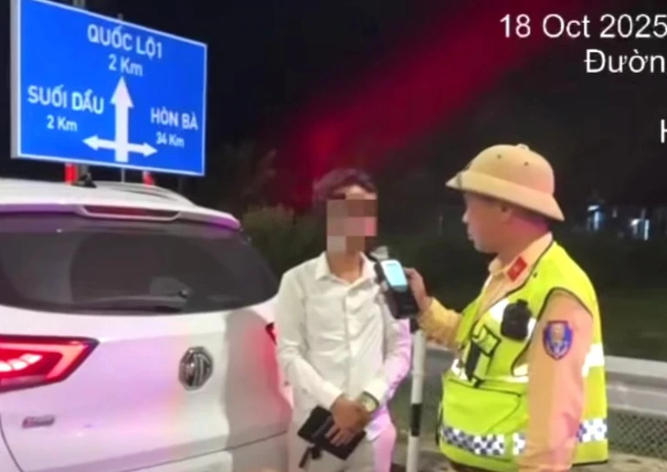 Cao điểm kiểm tra nồng độ cồn: Phát hiện nhiều vi phạm ở quốc lộ 1, cả trên cao tốc