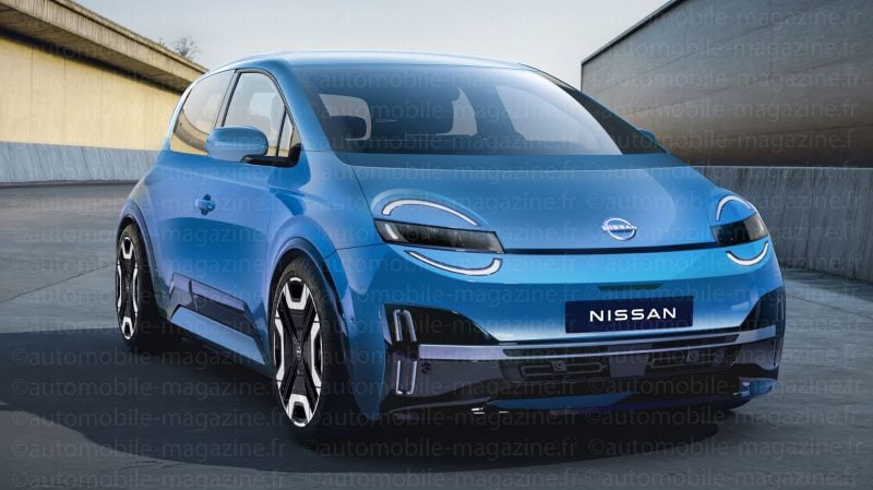 Après la Renault 5 électrique transformée en Nissan Micra, la Renault Twingo servira de base à une citadine branchée dans la gamme du constructeur japonais. Nous l'avons illustrée.