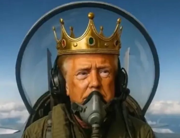 Trump posts AI video mocking &lsquo;No Kings&rsquo; protests