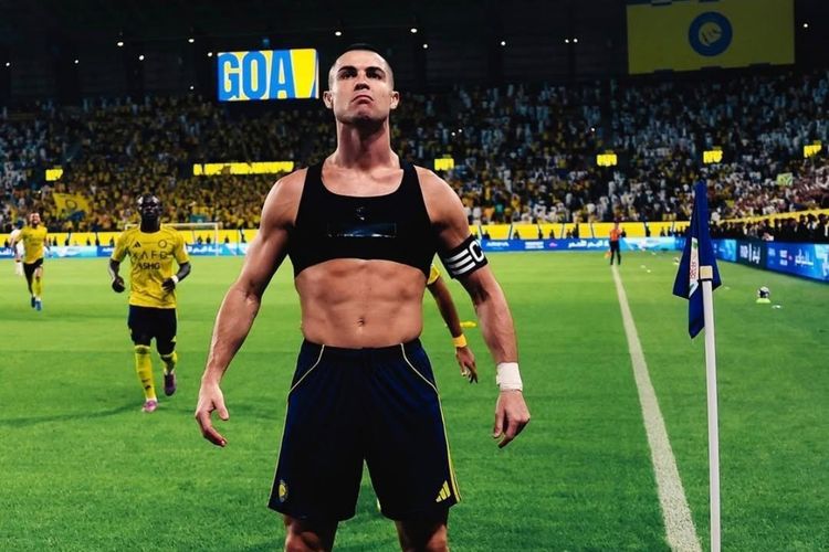 Ronaldo Cetak Gol ke-949 di Usia 40 Tahun