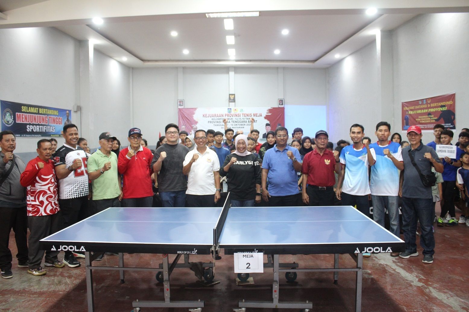 PTMSI NTB Cari Bakat Unggul di Kejurprov Tenis Meja, Target PON 2028