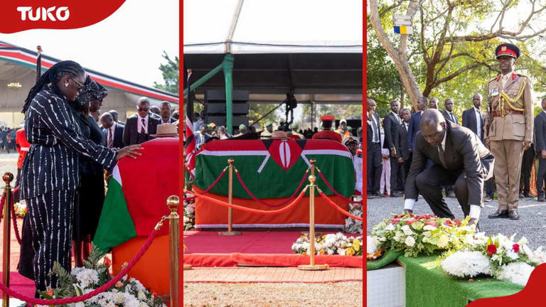 Raila Odinga: 10 Emotional Photos from Former Prime Minister’s Burial in Bondo Source: UGC