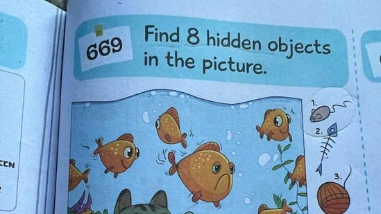 New optical illusion: Can you find all 8 hidden objects in this image ...