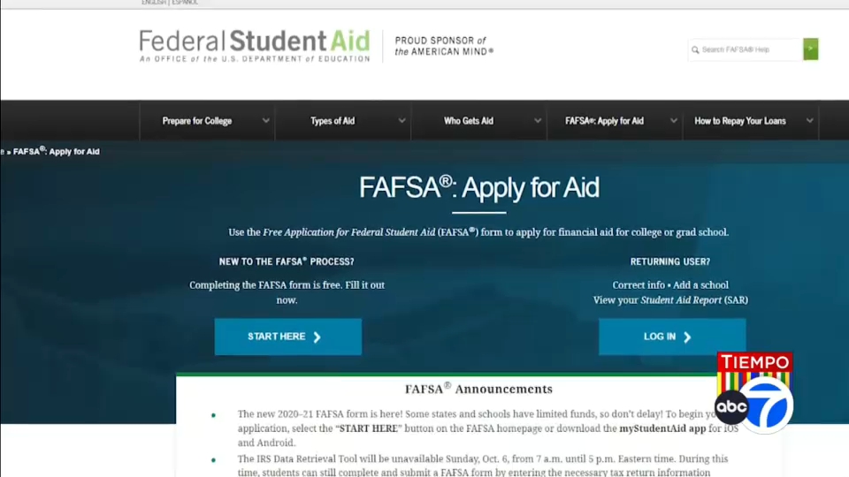 Tiempo: Navigating new changes to the FAFSA application for students ...