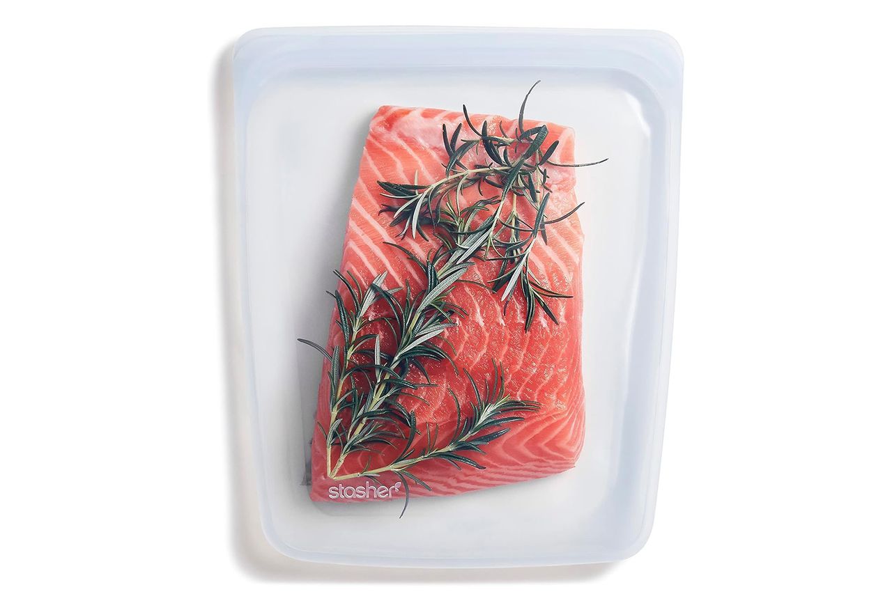 Stasher Premium Silicone Reusable Food Storage Half Gallon Bag