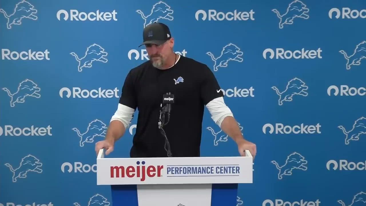 Dan Campbell on League Sending NFL Teams Jack Campbell Memo