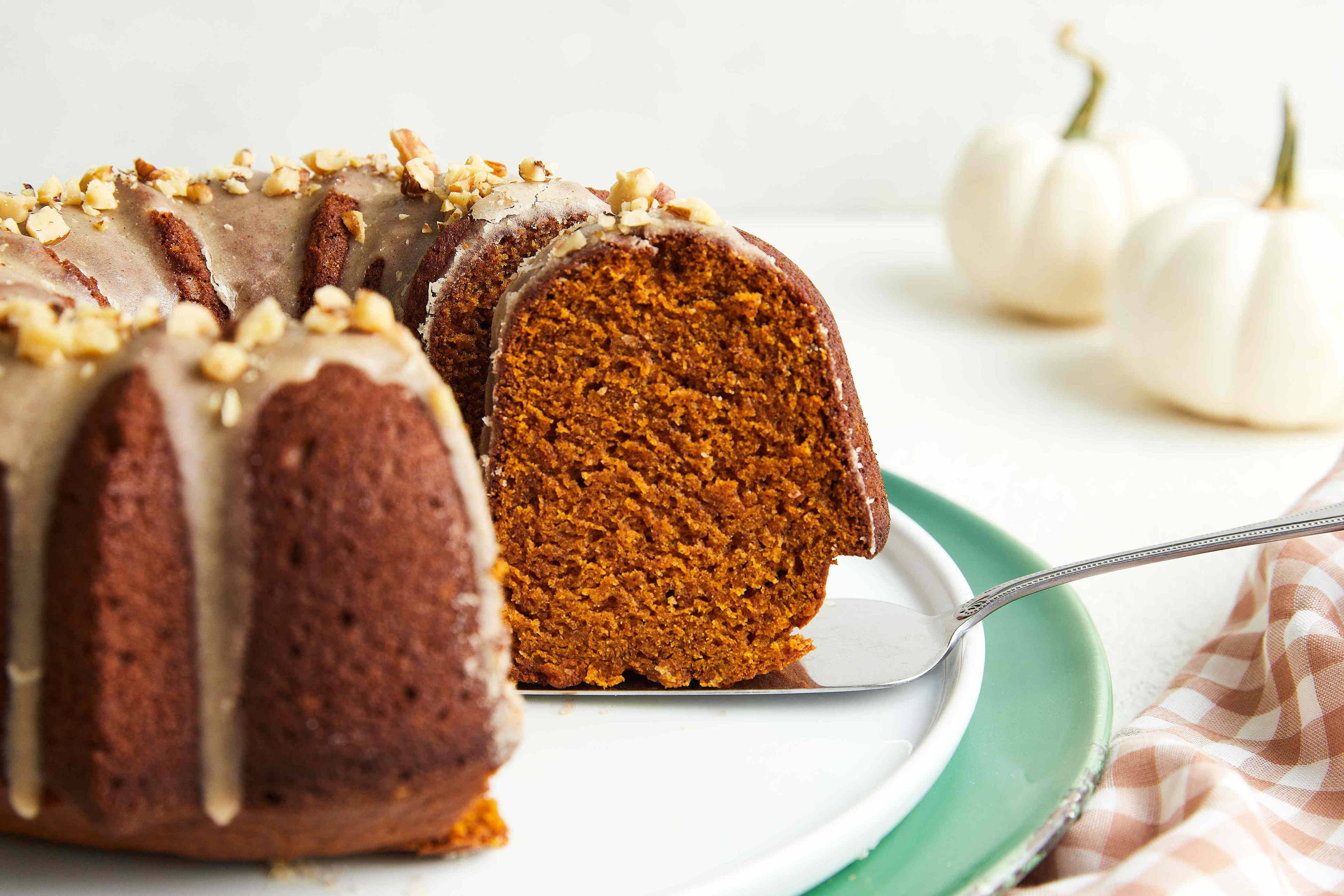 This bundt cake is so good, one kid snuck pumpkin into the cart just to ...