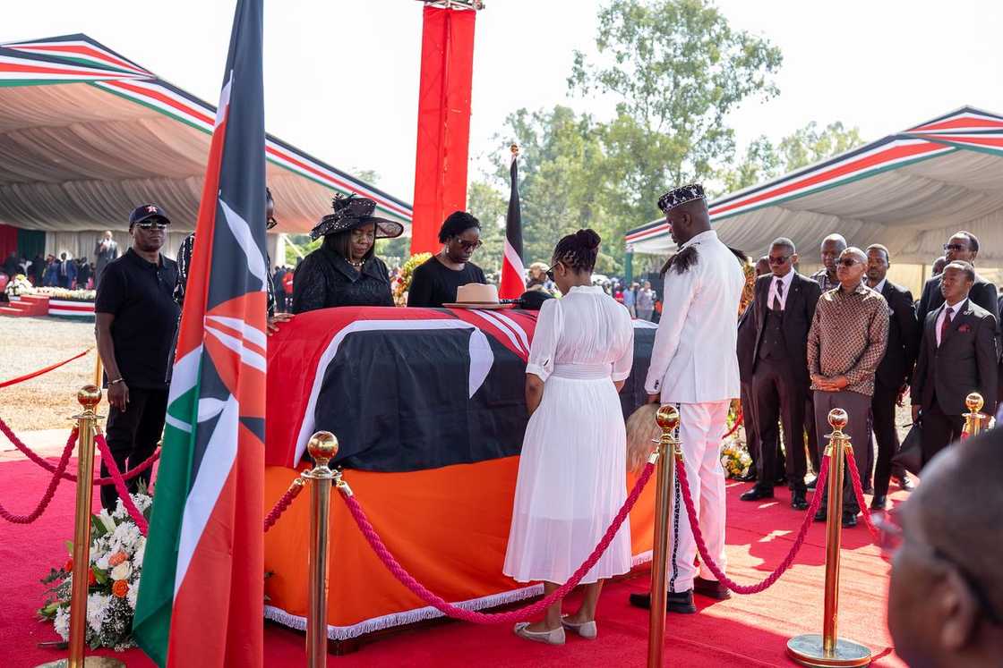 Raila Odinga: 10 Emotional Photos from Former Prime Minister’s Burial in Bondo Source: UGC