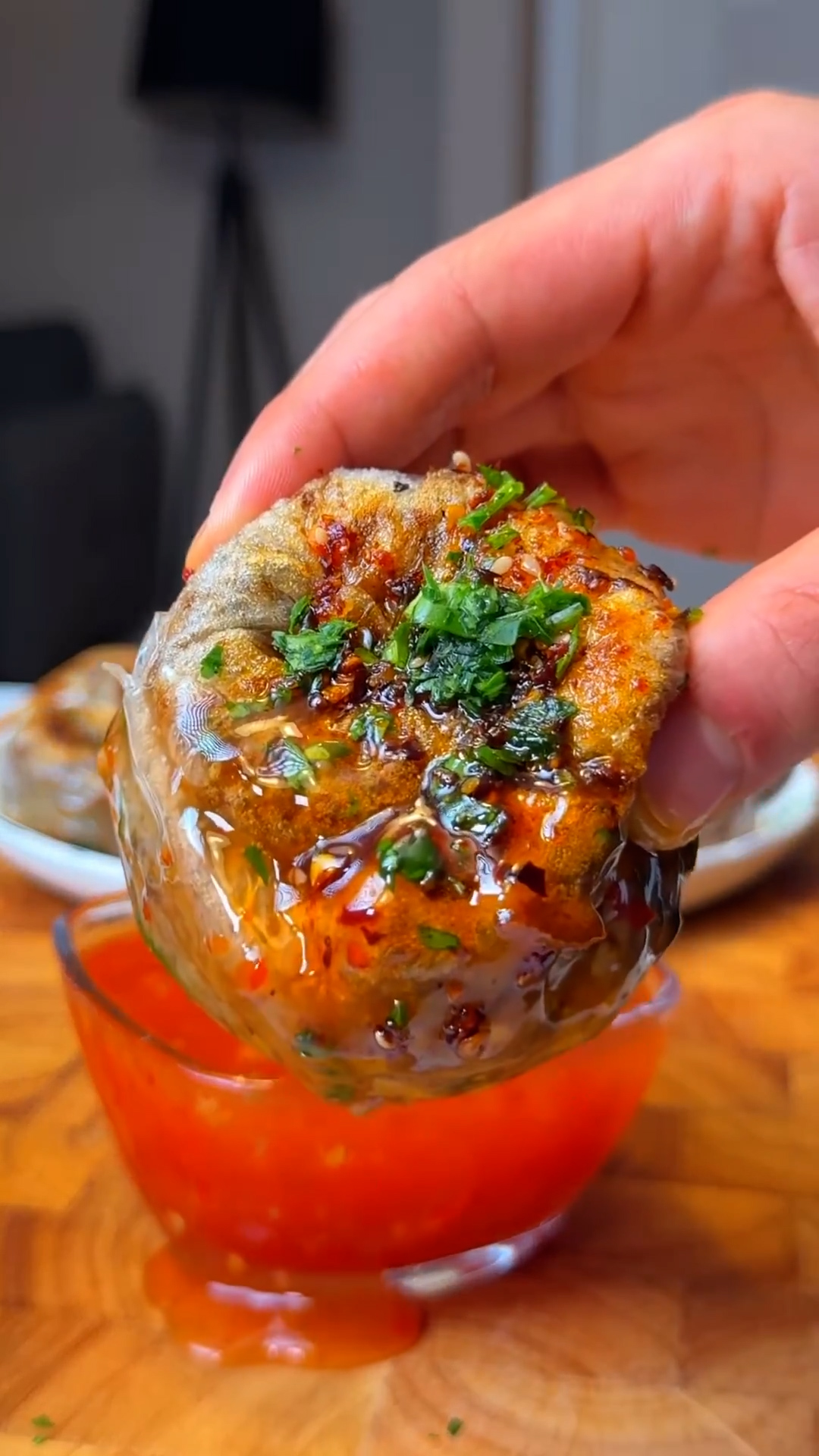 How to Make Vegan Crispy Spiral Rice Paper Dumplings