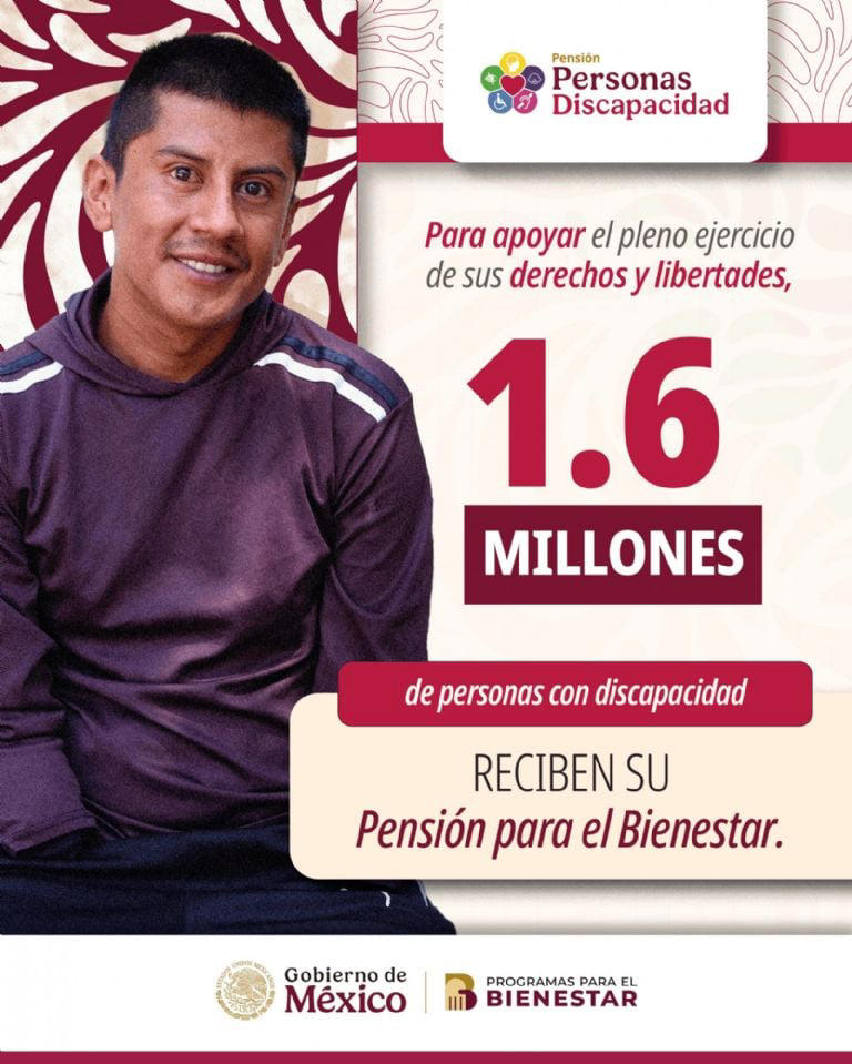 Este es uno de los apoyos que se entrega a más de millón y medio de personas / Créditos: Secretaría del Bienestar