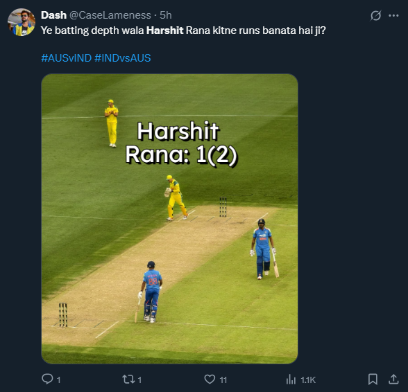 'Harshit Rana is Haris Rauf of India': Indian cricketer trolled ...