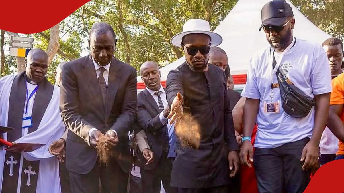 Bolo Bespoke thanks William Ruto for standing beside him while throwing ...