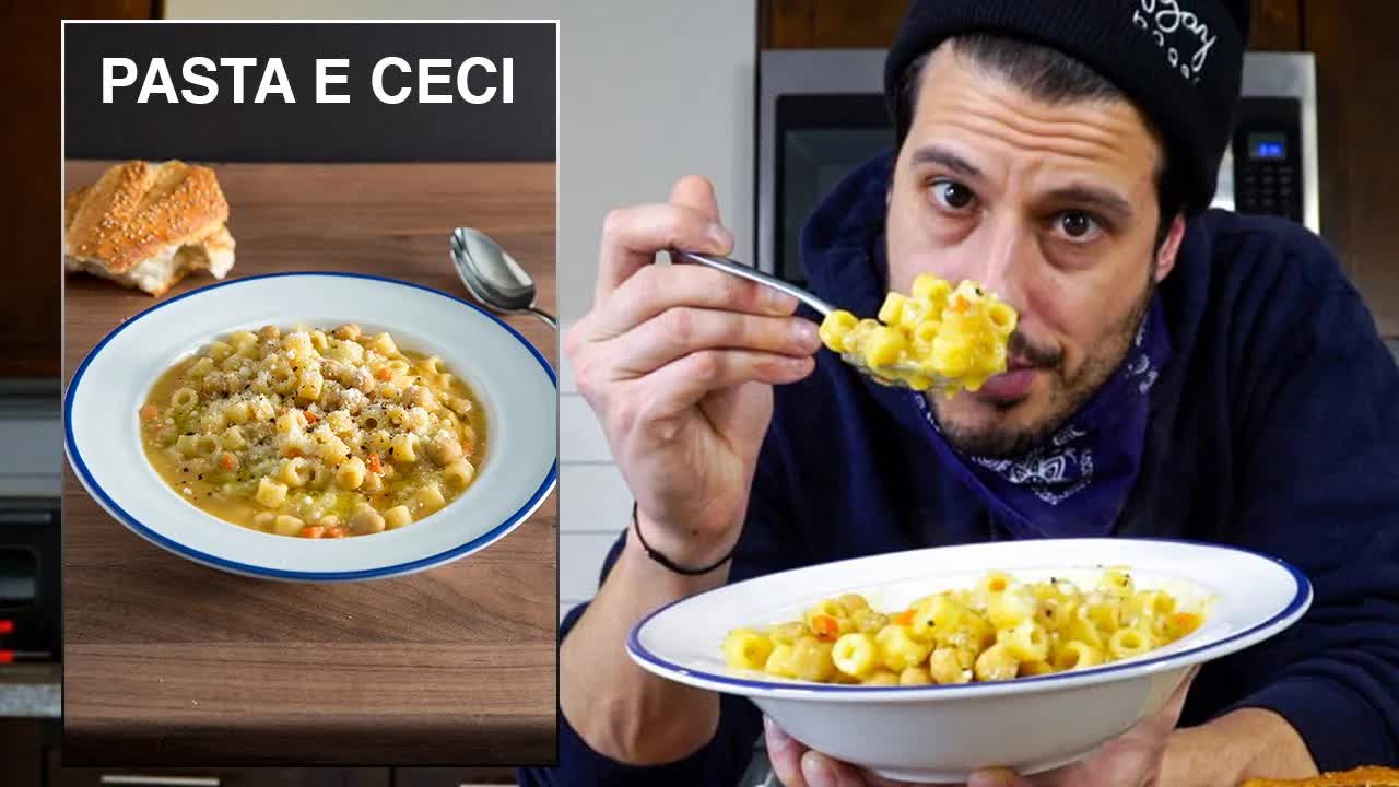 Pasta e Ceci: Italian Chickpea Pasta Comfort Food