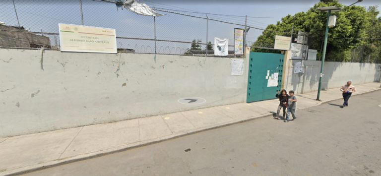 Escuela Secundaria Alfonso Caso Andrade 324 Créditps: Google Maps