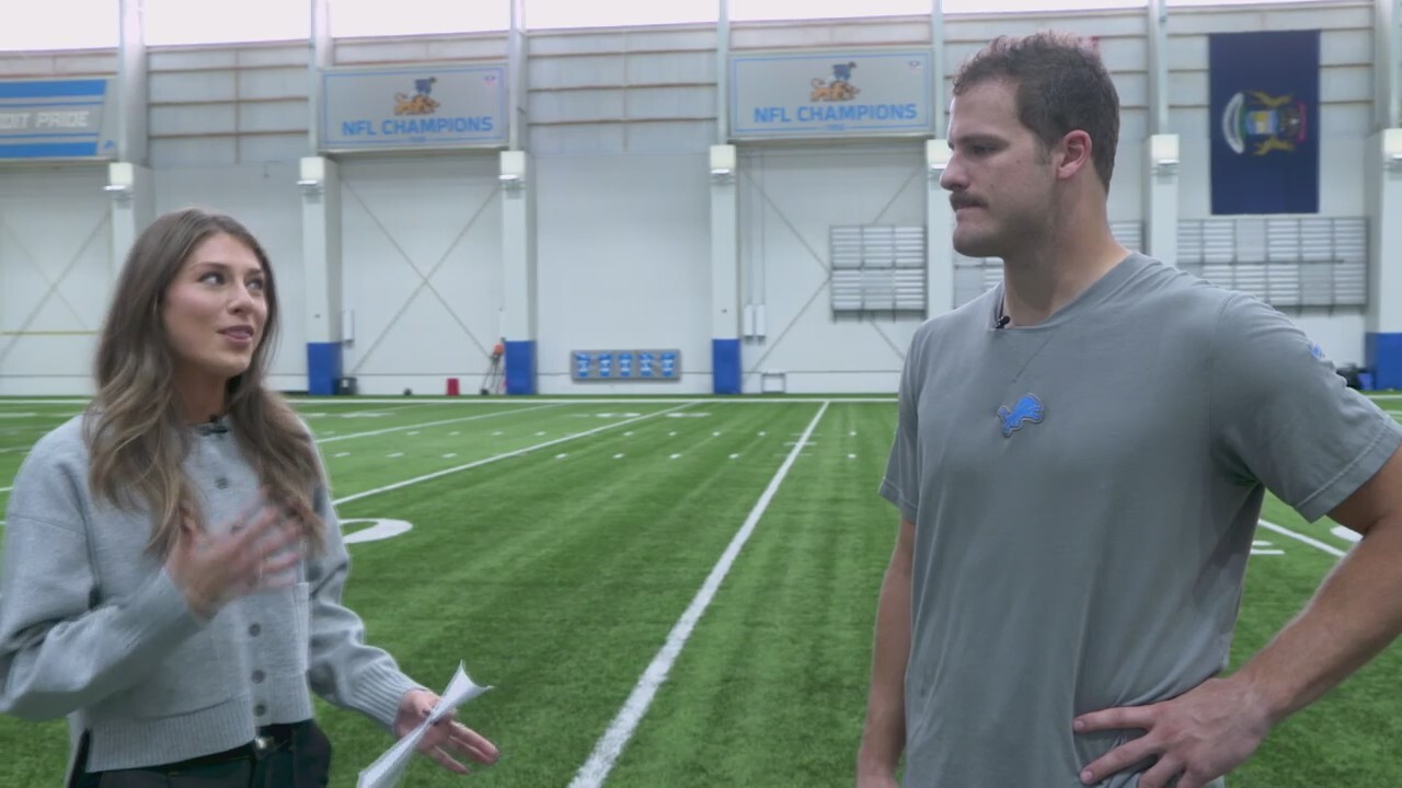 Sam LaPorta on picking up blocks in the backfield, relationship with ...