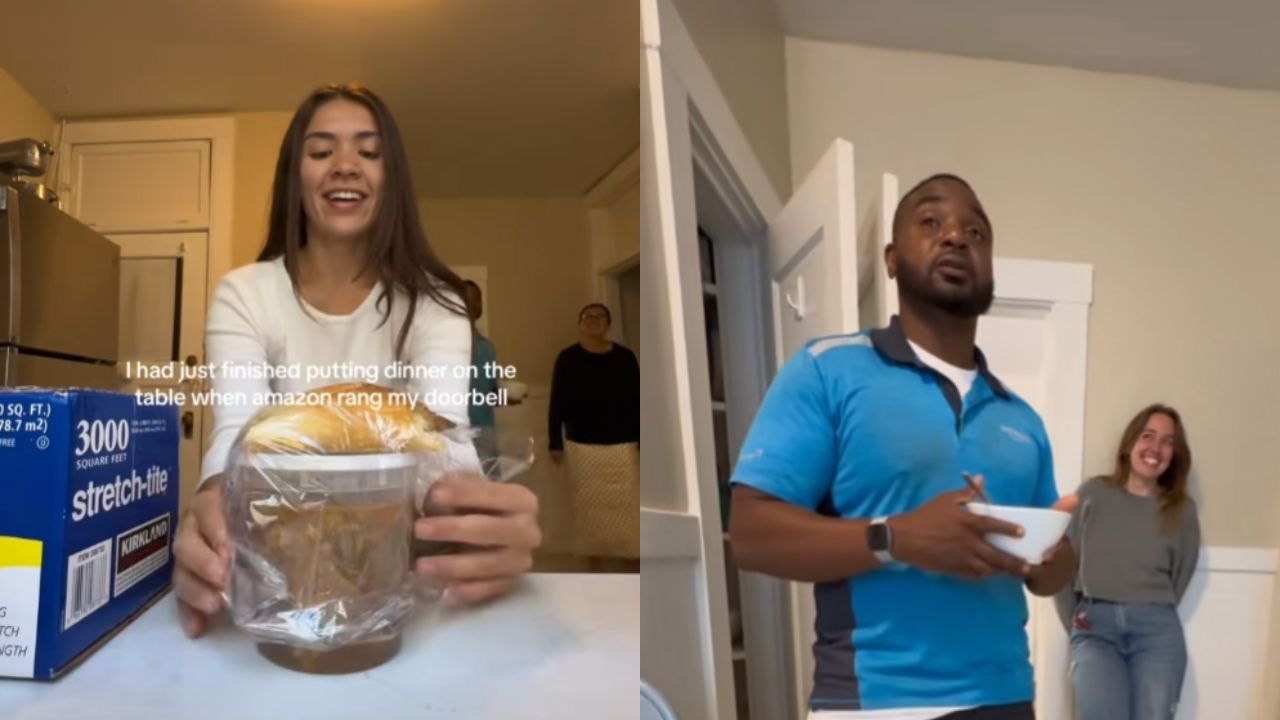 Chef invites Amazon delivery driver to dinner at his home after ...