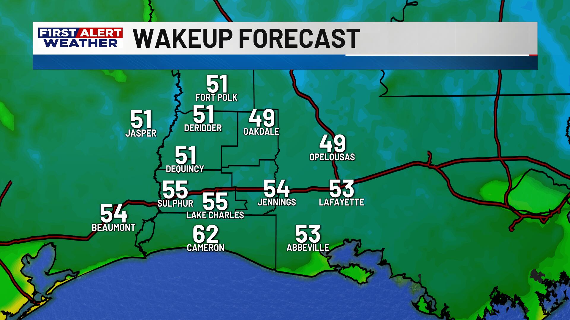 FIRST ALERT FORECAST: A cool start Monday, another front arrives soon