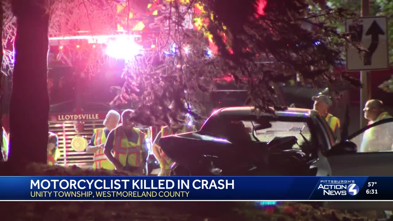 Motorcyclist killed in crash along Route 30 in Westmoreland County