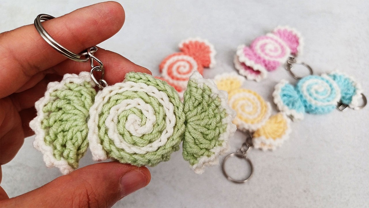 Crochet Pastel Keychains | Easy & Cute DIY Gift Idea for Beginners