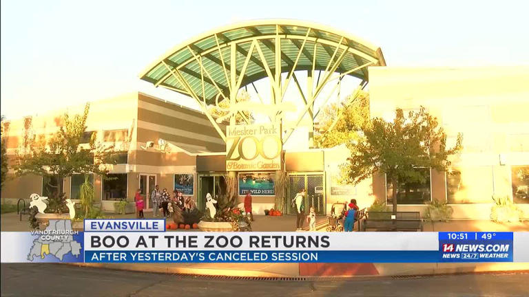 Boo at the Zoo returns after shutting down Saturday due to weather