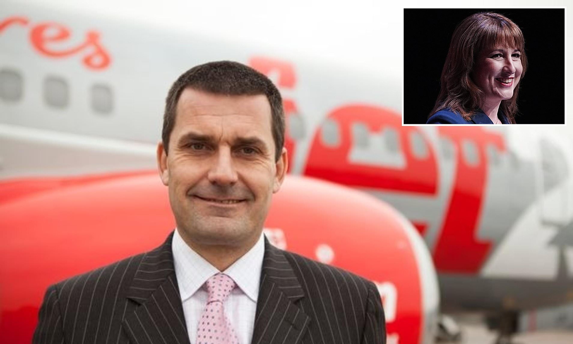 Jet2 boss condemns Rachel Reeves for 'screwing Middle England' amid fears holiday costs will soar