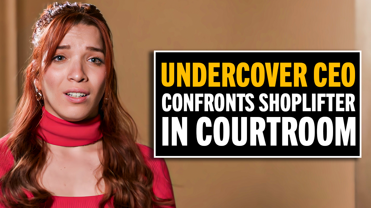 Undercover CEO’s Shocking Courtroom Showdown with a Shoplifter!
