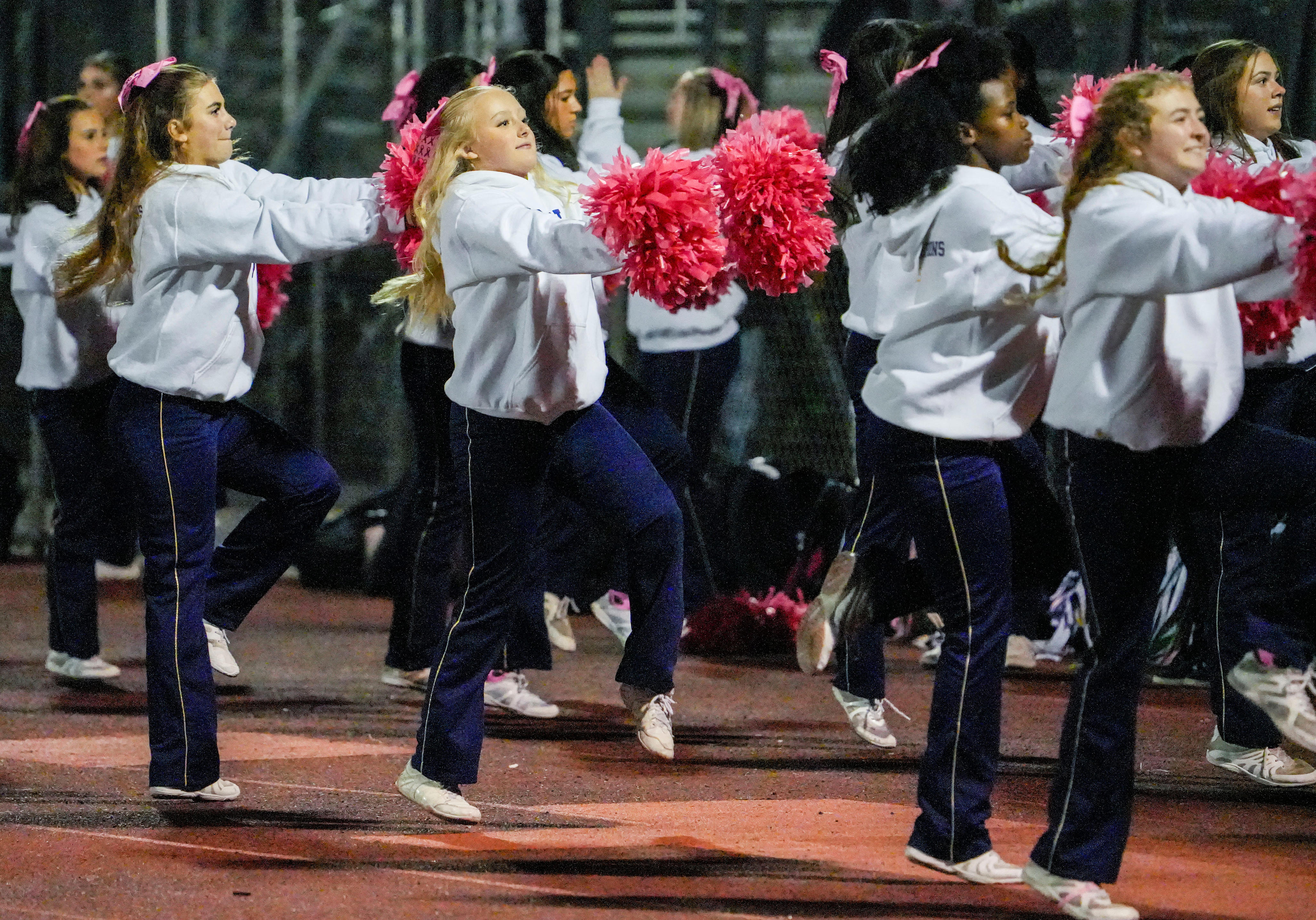 Which District 3A-1 football cheerleading squad is the best?