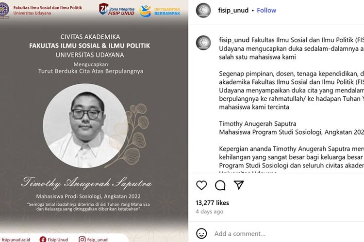 Dua Mahasiswa Akhiri Hidup dalam Seminggu, Pakar: Kampus Kurang Peka