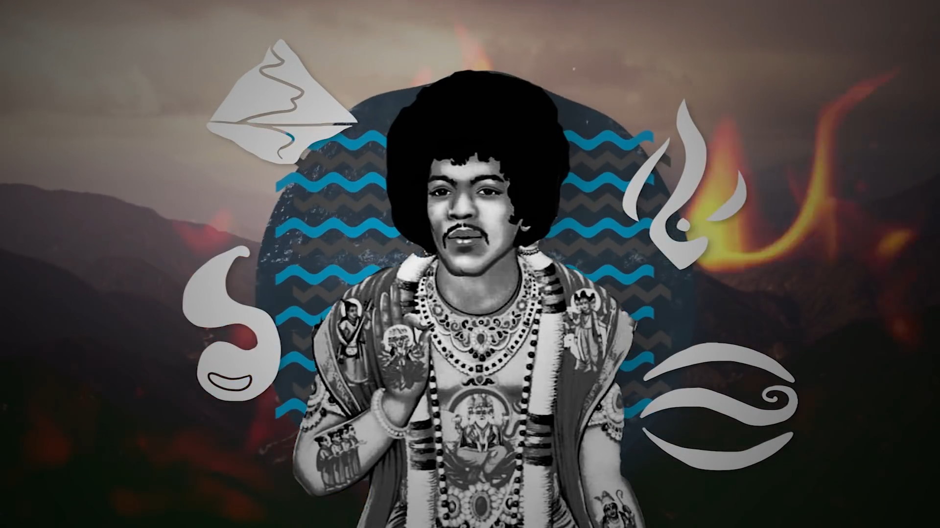 Jimi Hendrix's mystical link to the four elements