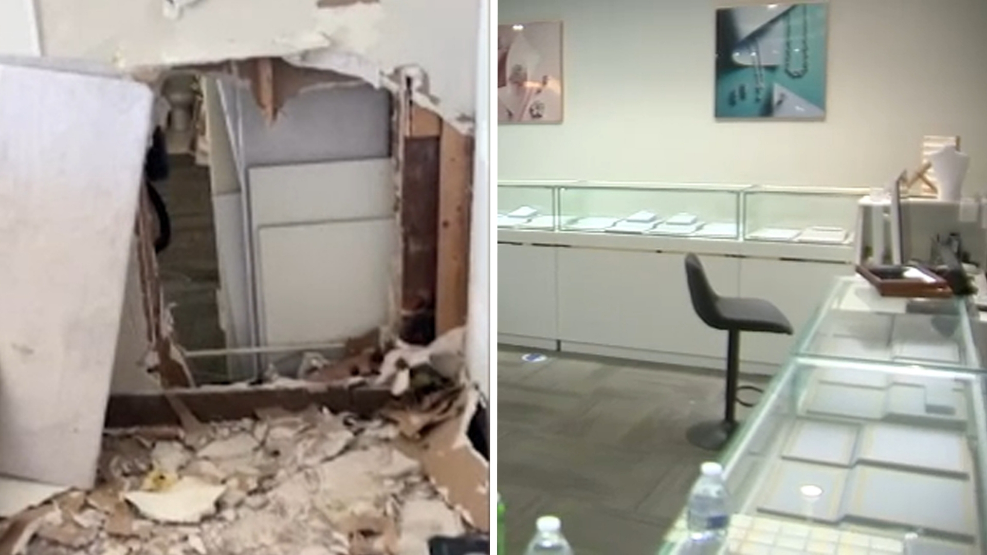 Jewelry store damaged and ransacked in Arcadia burglary