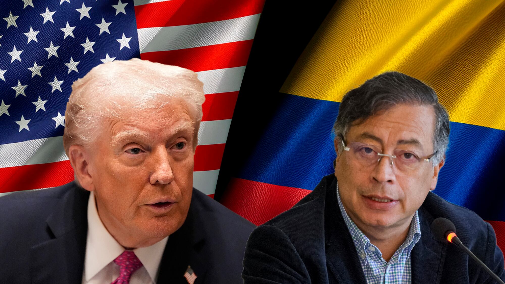 Estamos bajo amenaza: Gustavo Petro tras fuerte advertencia de Donald ...