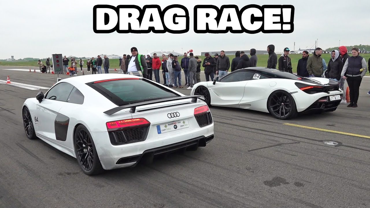 Novitec 720S contro Audi R8 V10 Twin Turbo