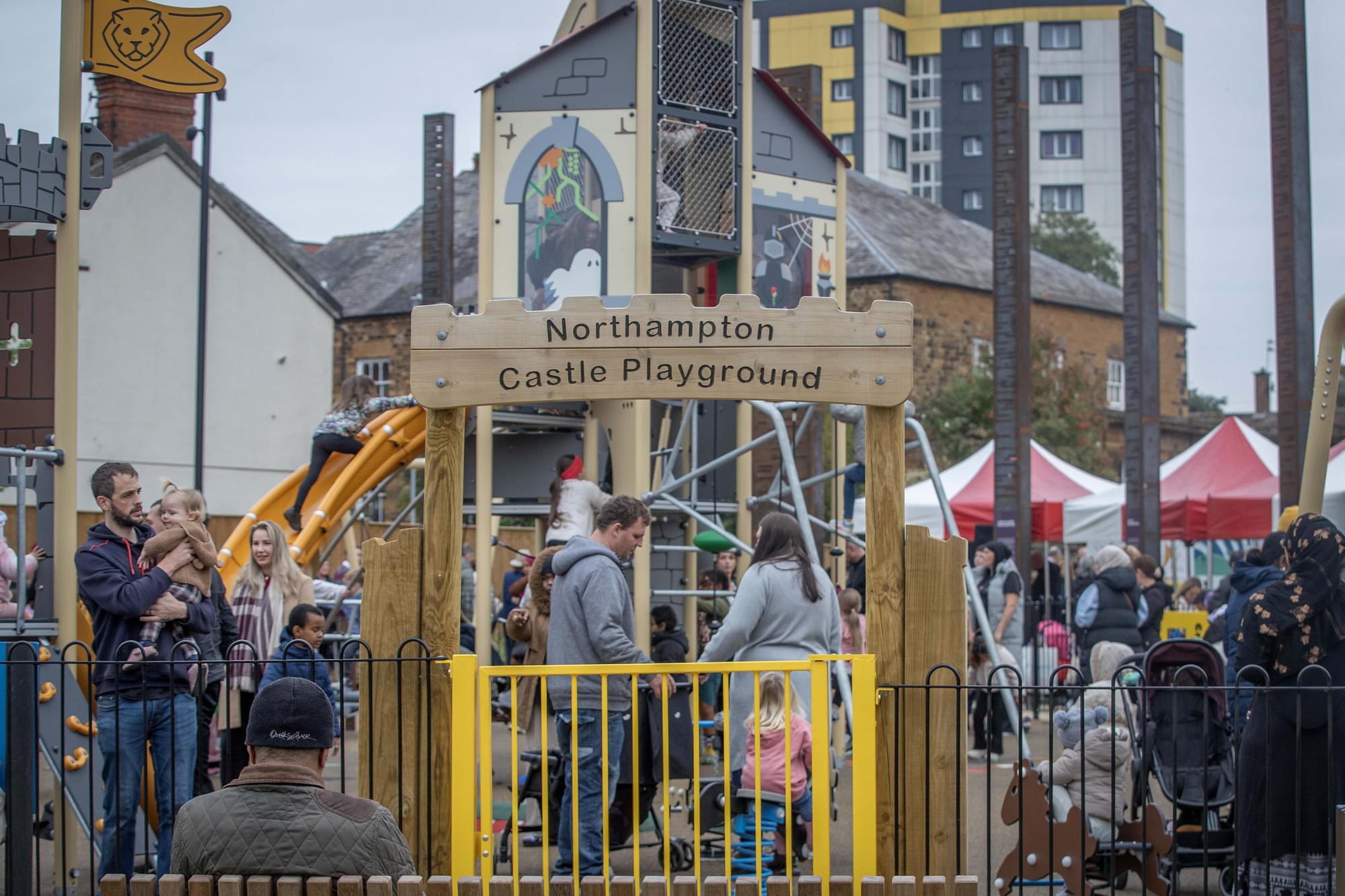 In pictures: New £2.3 million heritage park opens on former car park in ...