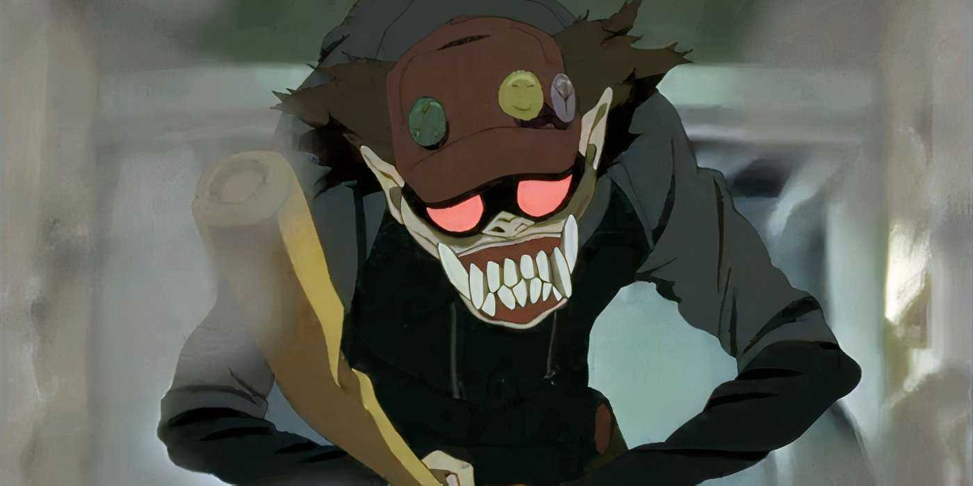 Paranoia Agent Tsukiko Sagi monster with baseball bat