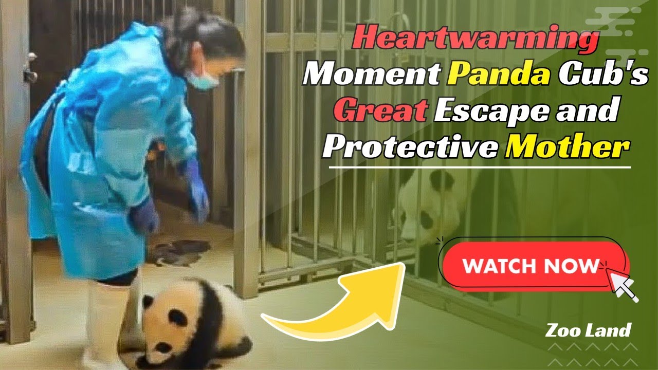 Panda mom’s adorable reaction when baby returns to cage