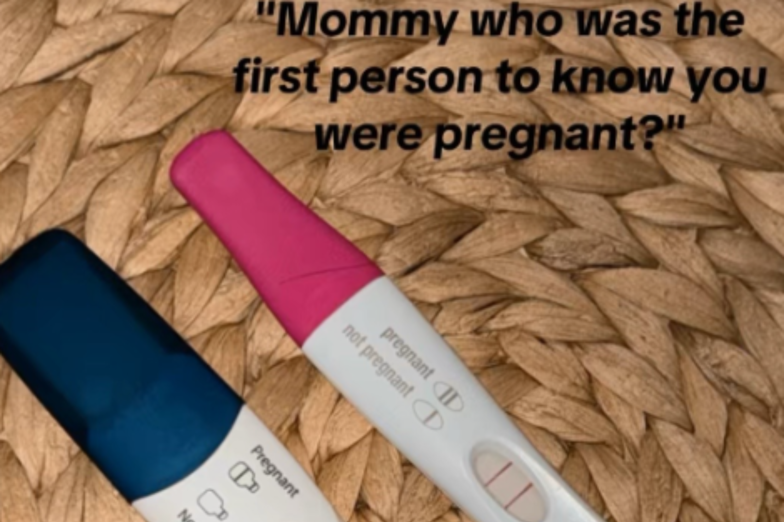 Woman finds out she's pregnant—no one can believe first message she sends