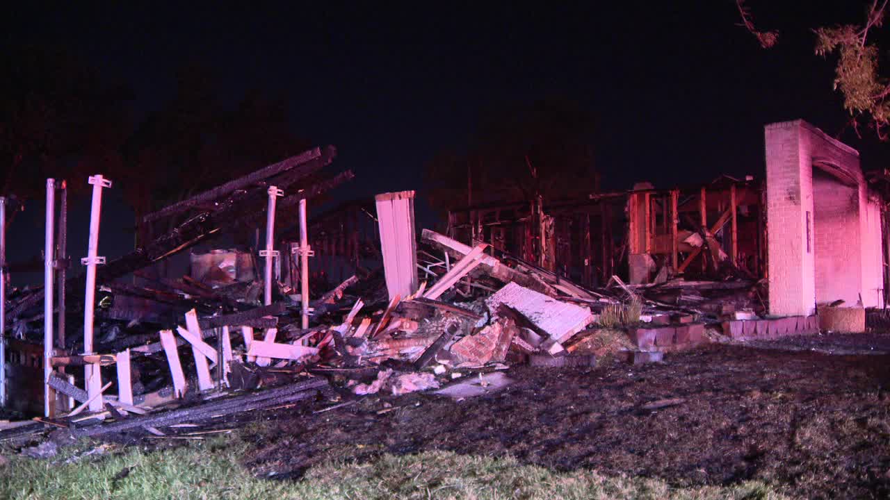 Home leveled by explosion in The Colony, fire damages nearby houses