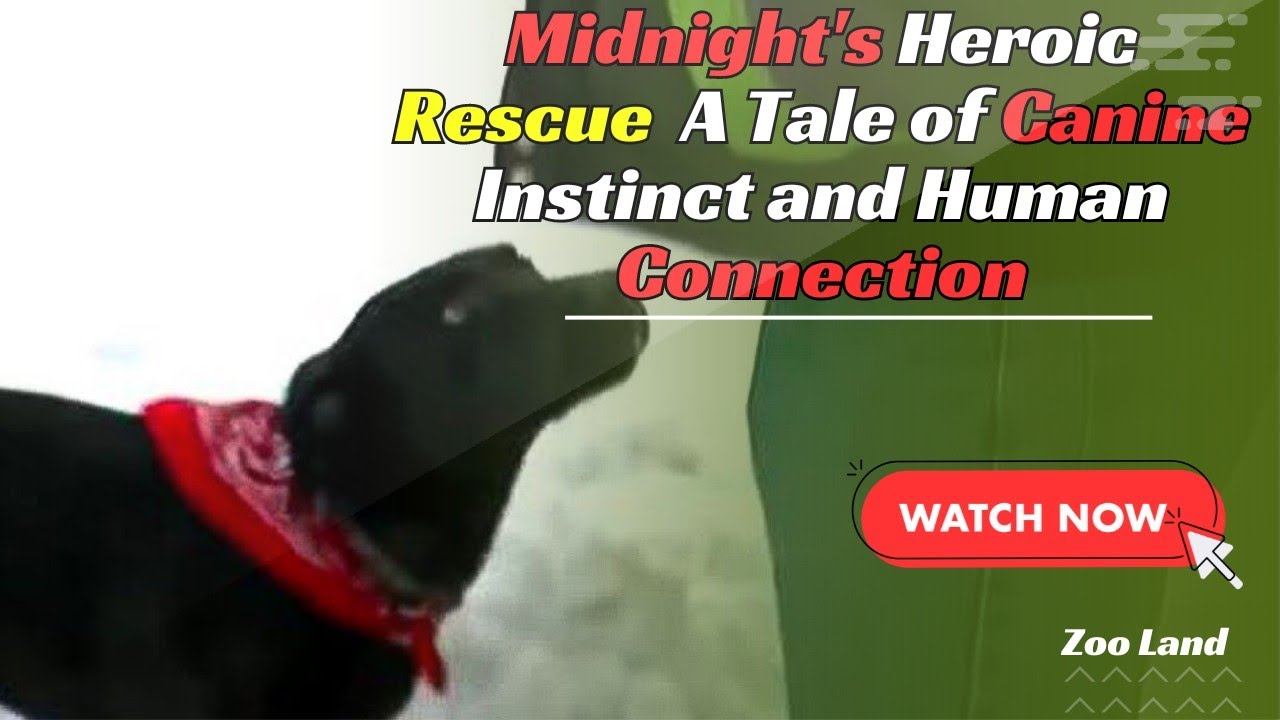 Man follows his gut after spotting his black lab acting strange