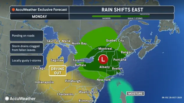 Weather pattern shift toward cooler and wetter in WNY